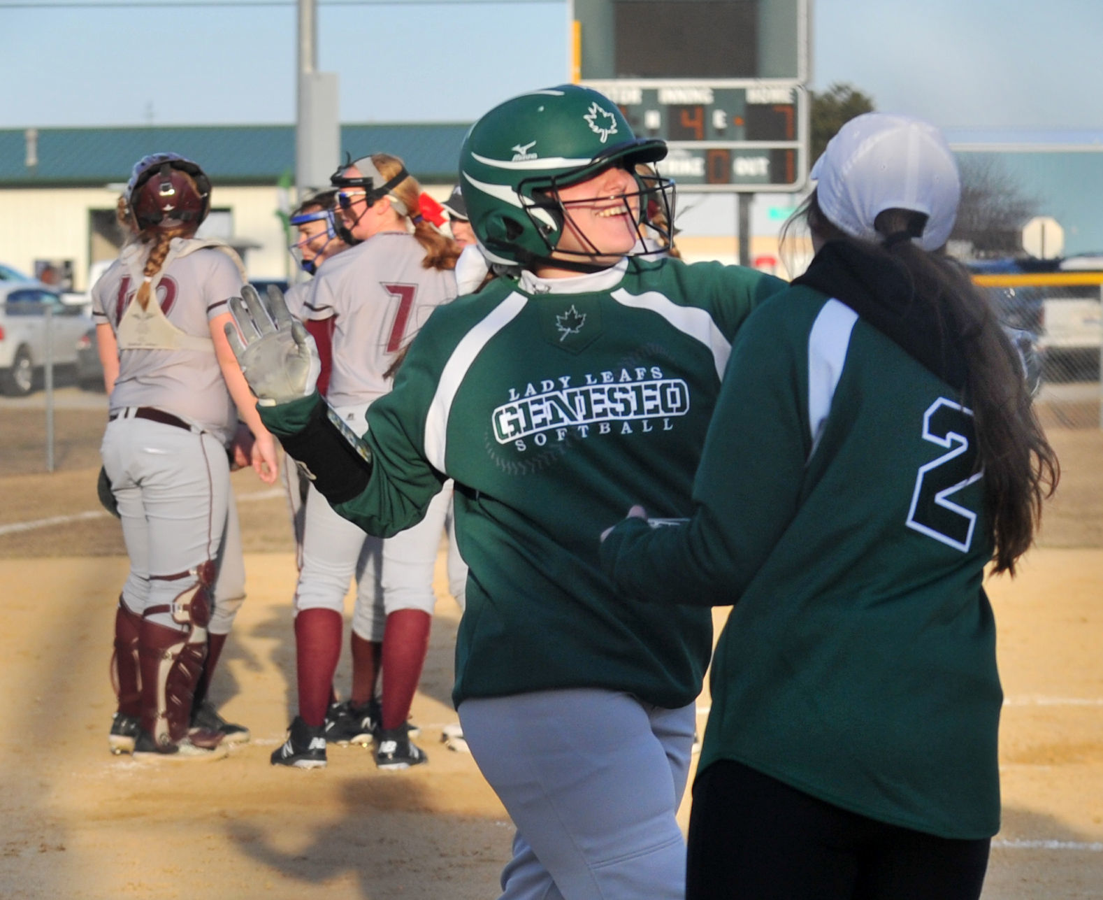 Rockridge at Geneseo softball